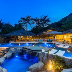 Clubhouse-Pool-at-Night-Treehouse-Villas-Koh-Yao-near-Phuket
