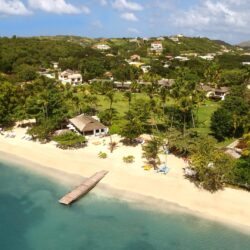 Resort & Beach Overview - Calabash Hotel Grenada