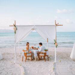 Romantic Dinner On The Beach - Melati Beach Resort and Spa, Koh Samui