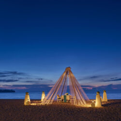 Nighttime-Beach-Tent-Dusit-Thani-Laguna-Phuket