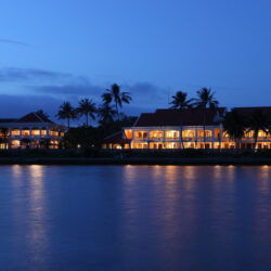 Resort At Night From The River - Anantara Hoi An Resort