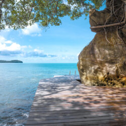 Boardwalk To Sea - Six Senses Krabey Island Cambodia