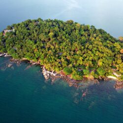 Krabey Island Aerial View - Six Senses Krabey Island Cambodia