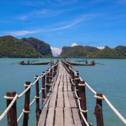 Walk Way to Boats - Khanom Beach Resort & Spa, Thailand