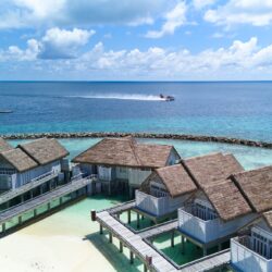 Aerial Overwater Villas - NH Kuda Rah Resort Maldives