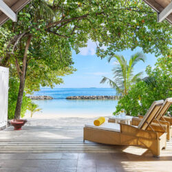 Beach Villa With Private Pool Deck - NH Kuda Rah Resort Maldives