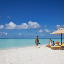 Sandbank Family Snorkelling - NH Kuda Rah Resort Maldives