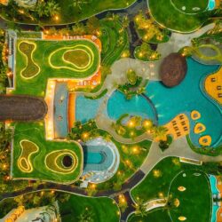 Birdeye View Swimming Pool Lights - Anantara Koh Yao Yai Resort & Villas-